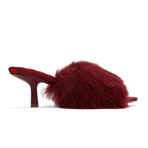 BURBERRY Minnie slip on high heel sandels